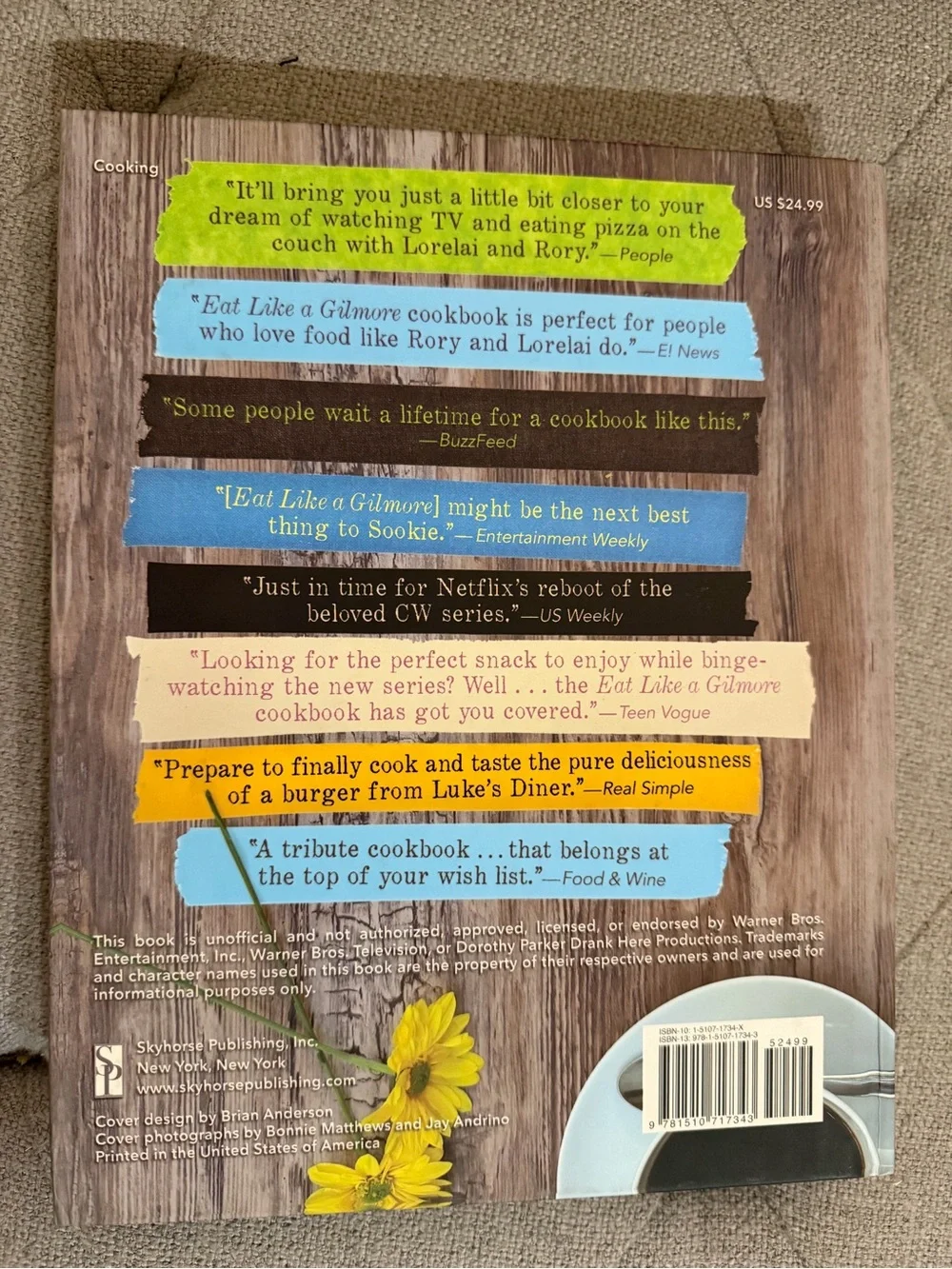 Eat Like a Gilmore Cookbook by Kristi Carlson